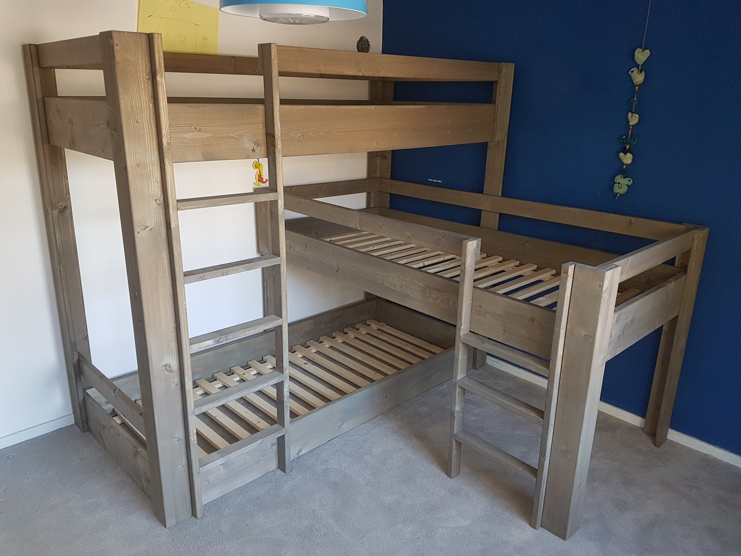 3 pers. hoekstapelbed