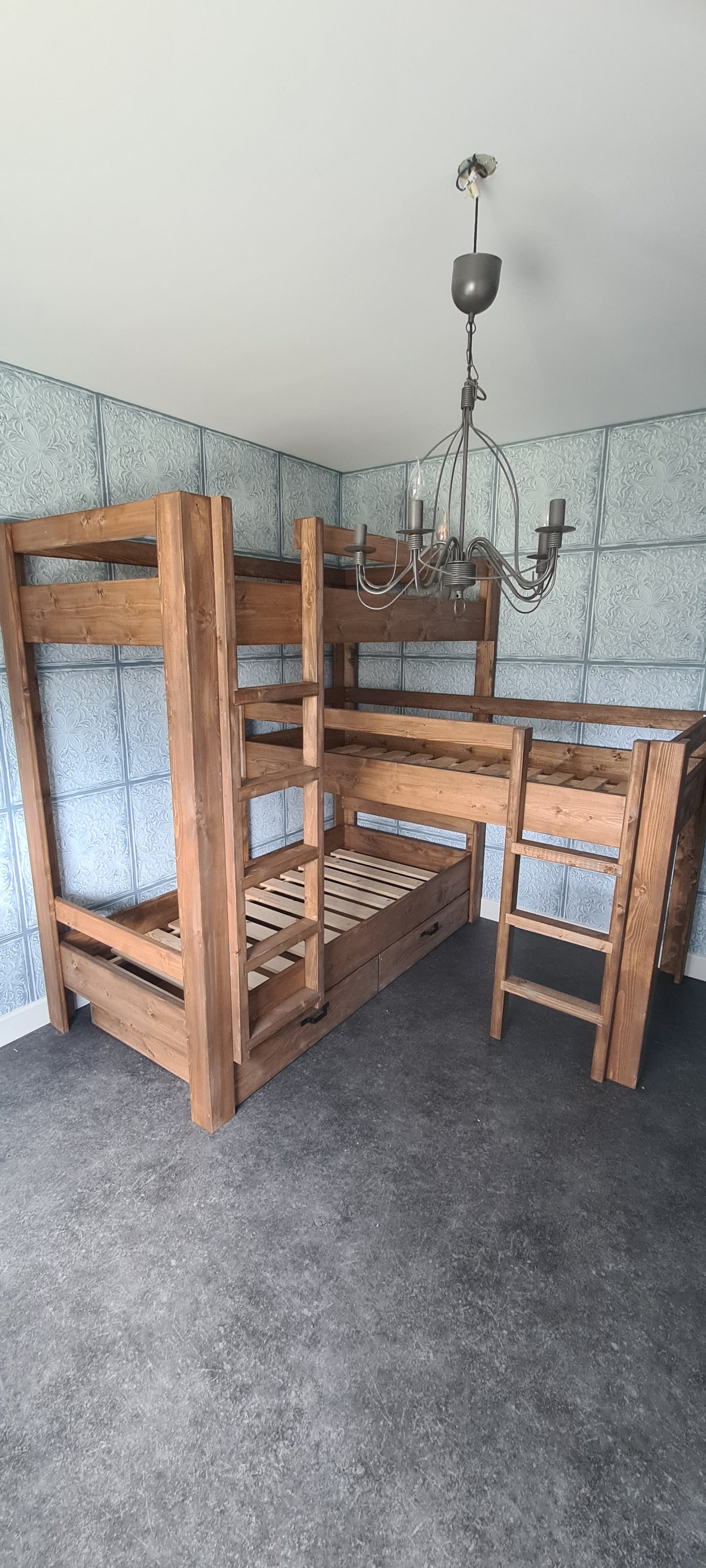 3 pers. hoekstapelbed